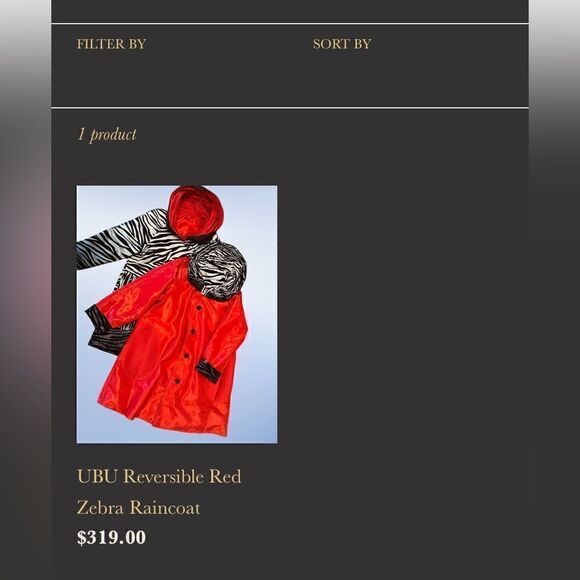 UBU Reversible Zebra Print Satin Car Length Coat - As New - Picture 14 of 14